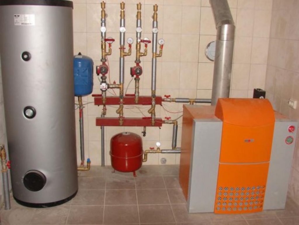 Отопление помещения с помощью газового котла на сжиженном газе